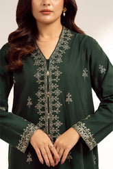 2 Piece Slub Khaddar Embroidered (CS0250)